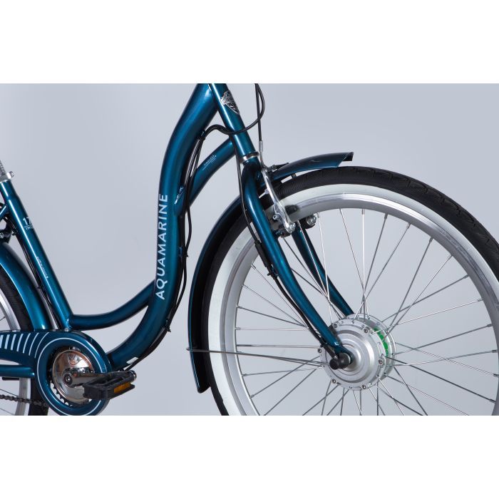 Электровелосипед Dorozhnik 26" eAQUAMARINE BH рама-17" 36B 13А*г 500Вт 2026 темно-синій (ELB-D-26-294) изображение 4