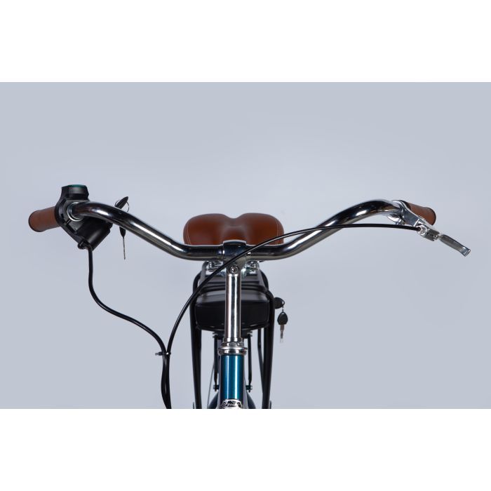 Электровелосипед Dorozhnik 26" eAQUAMARINE BH рама-17" 36B 13А*г 500Вт 2026 темно-синій (ELB-D-26-294) изображение 6