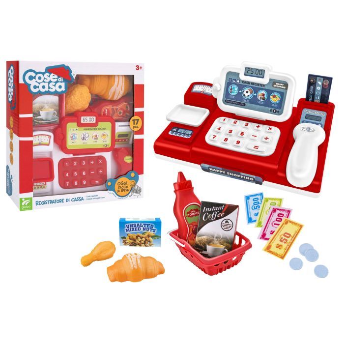 Игровой набор Cose di casa Кассовый аппарат с аксессуарами, 2 вида (42194)