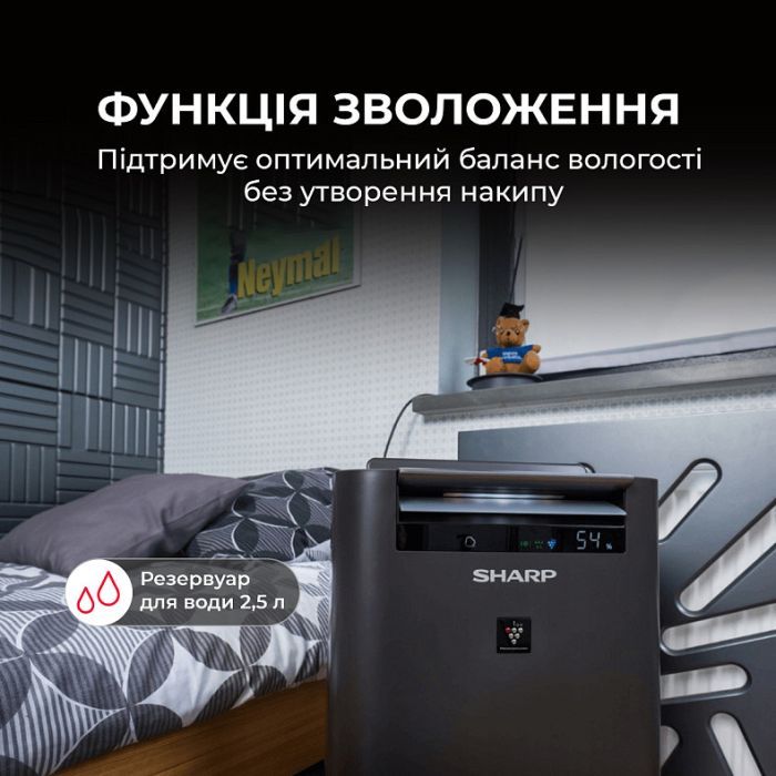 Очисник повітря Sharp KC-G40EUW зображення 5