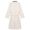 Халат Ardesto женский Stripe, размер L/XL, 100% полиэстер, белый (ART2120LSL) изображение 2