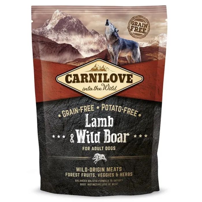 Сухой корм для собак Carnilove Adult Lamb and Wild Boar 1.5 кг (8595602508983)