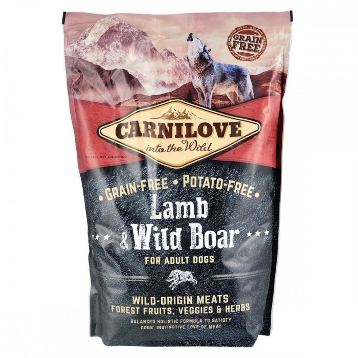 Сухой корм для собак Carnilove Adult Lamb and Wild Boar 1.5 кг (8595602508983) изображение 4