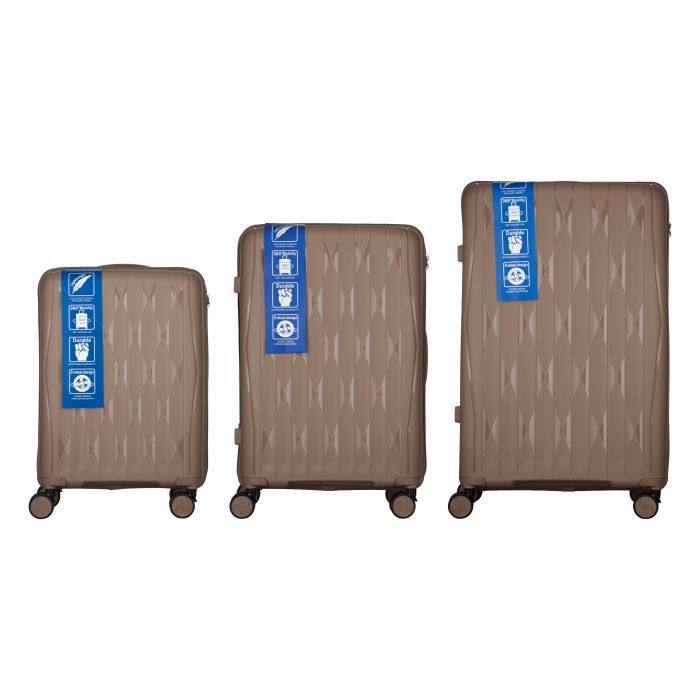 Набір валіз 2E M7979 (L+M+S) темно-сірий (2E-PP-M7979-SET3-DG) зображення 2