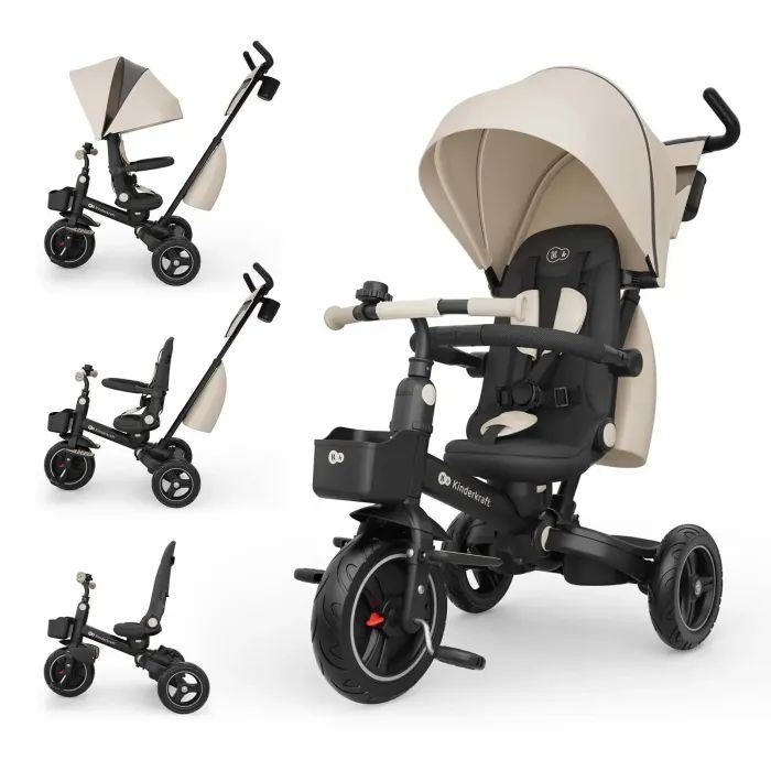 Детский велосипед Kinderkraft Spinstep 2 Plus Beige (KRSPST02BEGPL00) (5902533930050)