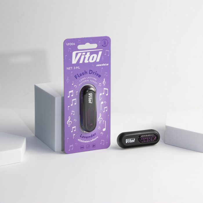 Ароматизатор для автомобиля VITOL Flash Drive Lavender (VFD04) изображение 2