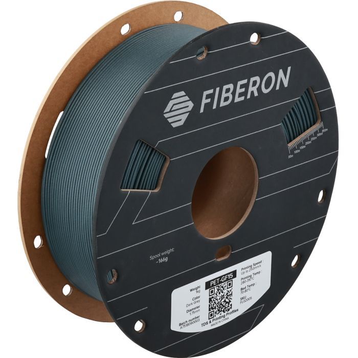 Пластик для 3D-принтера Polymaker Fiberon PET-GF15 1,75mm 0,5kg RED (FL02007)