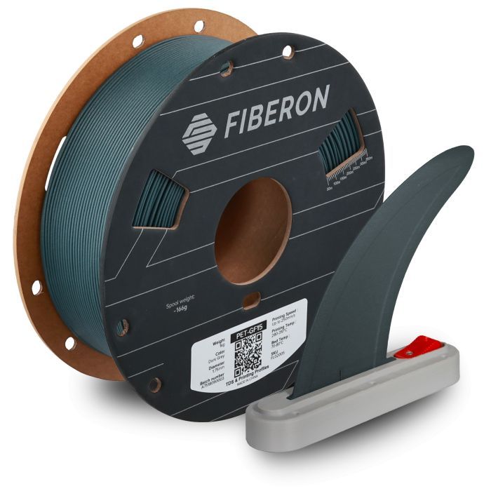 Пластик для 3D-принтера Polymaker Fiberon PET-GF15 1,75mm 0,5kg RED (FL02007) изображение 3