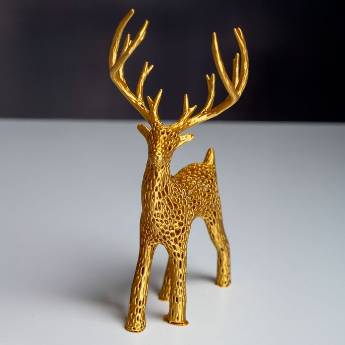 Пластик для 3D-принтера AzureFilm PLA SILK 1,75mm 1kg Gold (FL171-1036) зображення 4