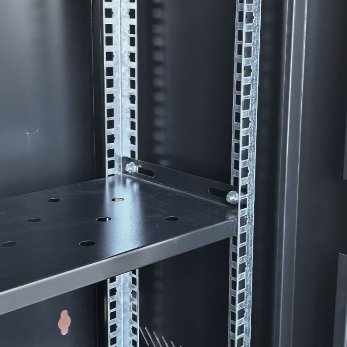 Шкаф настенный GEAR 15U 19" 600x600x750 мм, + полка 19", black (GWMSN-15U-600-600) изображение 6