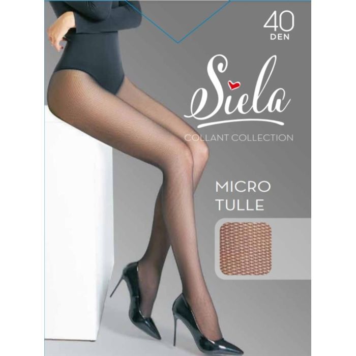 Колготы Siela Micro Tulle 40 Den Nero - 2 (4823102986913)
