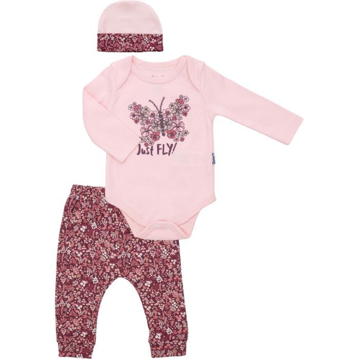 Набор детской одежды Miniworld с шапкой (16342-62G-peach)