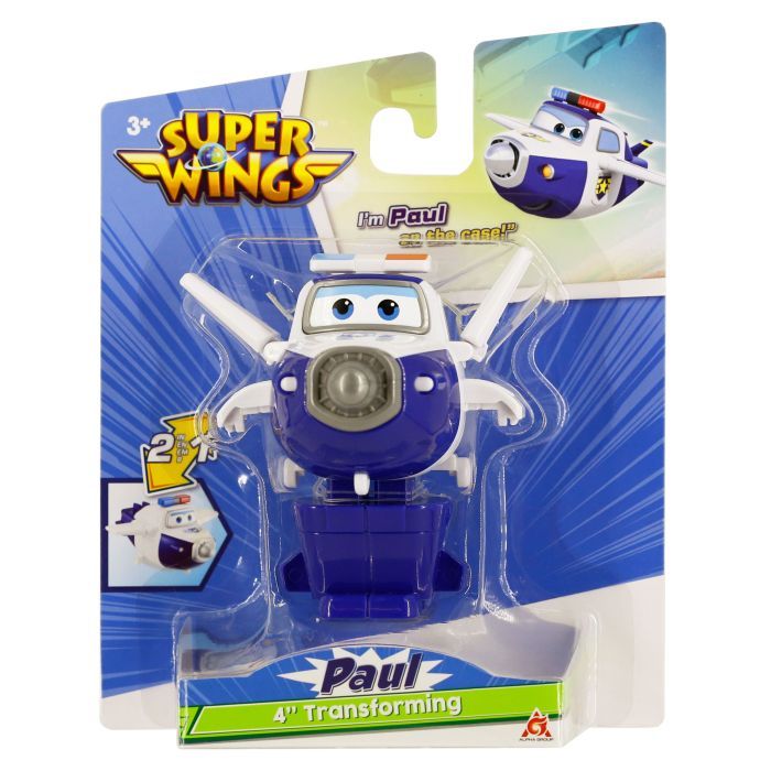 Фігурка Super Wings трансформер Transforming Пол (Paul), 10 см (EU780624) зображення 2