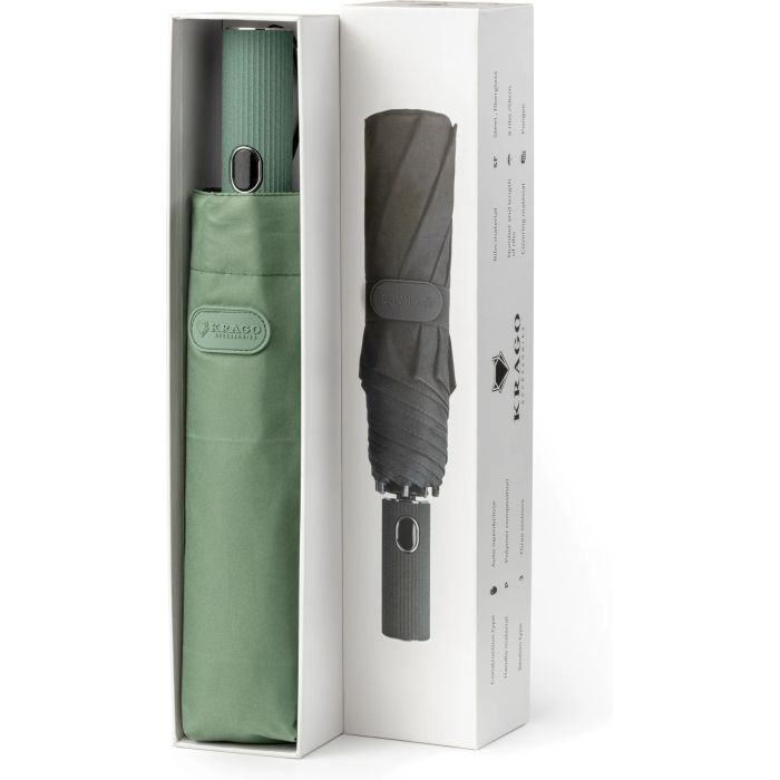 Зонт Krago Column Green повний автомат зелений (umb-2-003) изображение 6