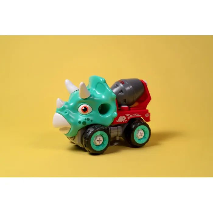 Конструктор Otamanko Машинка-конструктор Трицератопс бетоносмеситель Голубой/красный (OTA-112TS) изображение 4