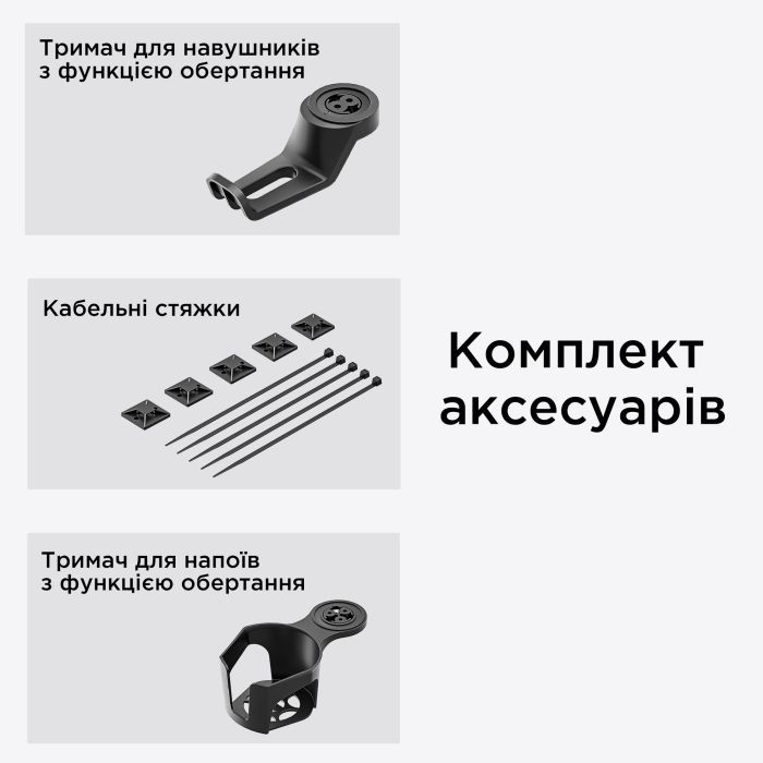 Комп'ютерний стіл Anda Seat Xtreme Pro Black (AD-D-DD1-1400-08-B) зображення 17