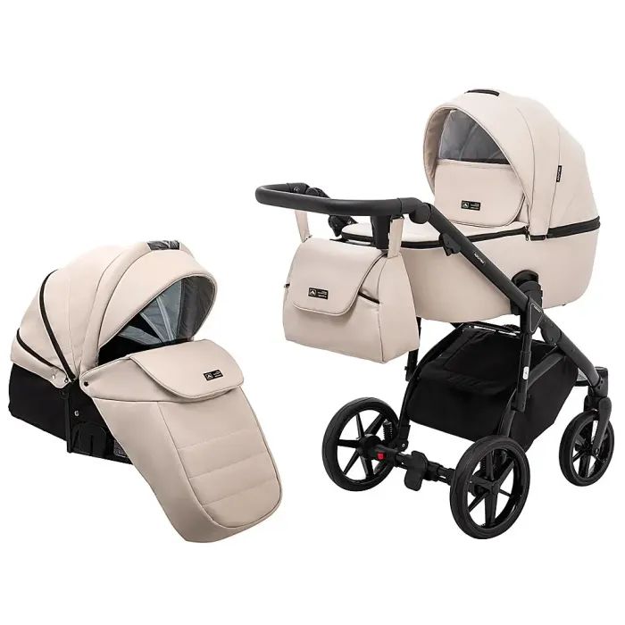 Коляска Adamex 2 в 1 Nola Eco SA-5 графіт (681134)