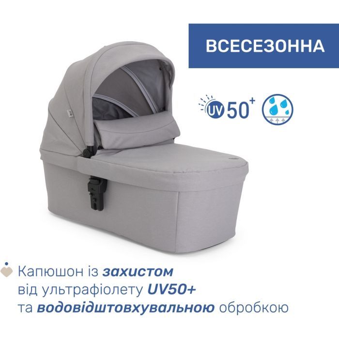 Коляска Chicco 2 в 1 Seety сіра (87097.56.01) изображение 4