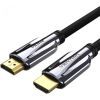 Кабель мультимедийный HDMI M to HDMI M 2.0m V2.1 8K60Hz braided black Vention (AALBH)