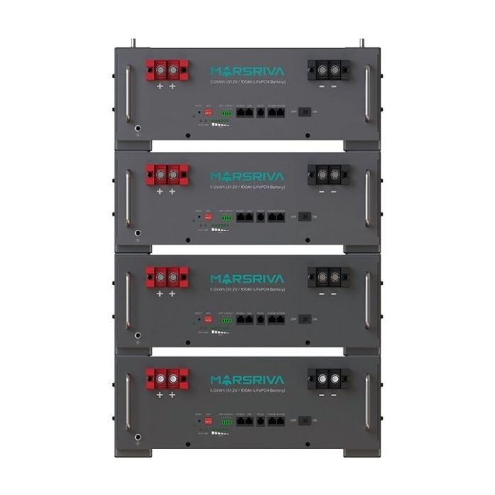 Батарея LiFePo4 Marsriva 51.2V 100Ah (MR-LFP5.12-LRT) зображення 2