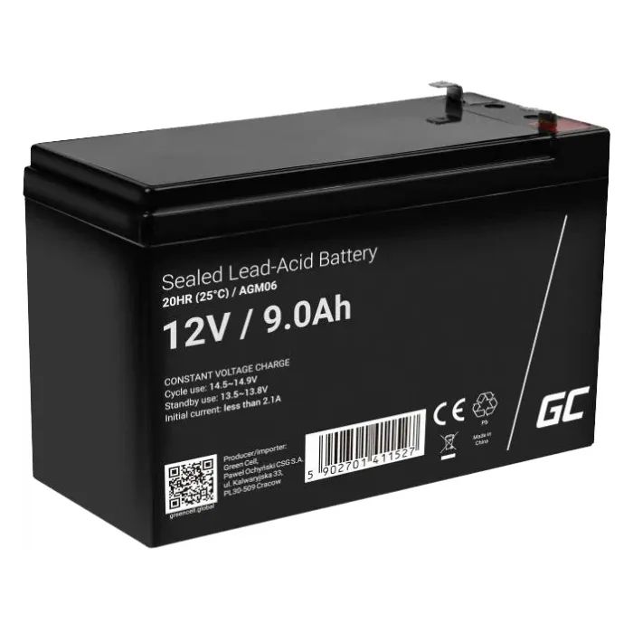 Батарея к ИБП Green Cell 12V 9.0Ah (85076000)
