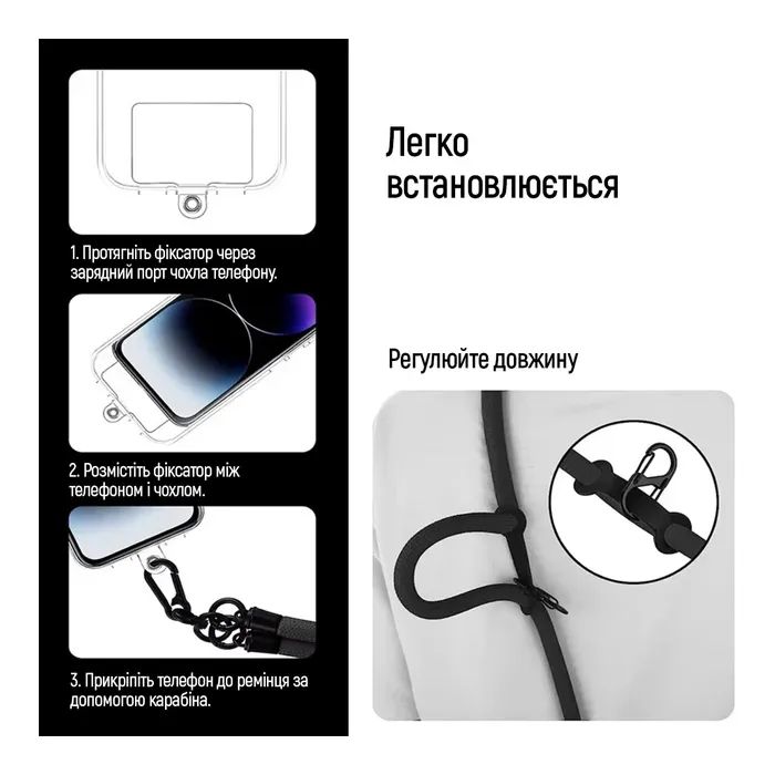 Ремешок для смартфона ColorWay Freedom Strap, orange (CW-SCFS-OG) изображение 3