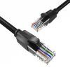 Патч-корд 1.5м, UTP cat 6 RJ-45 flat black Vention (IBJBG) изображение 3