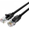 Патч-корд 1.5м, UTP cat 6 RJ-45 flat black Vention (IBJBG)