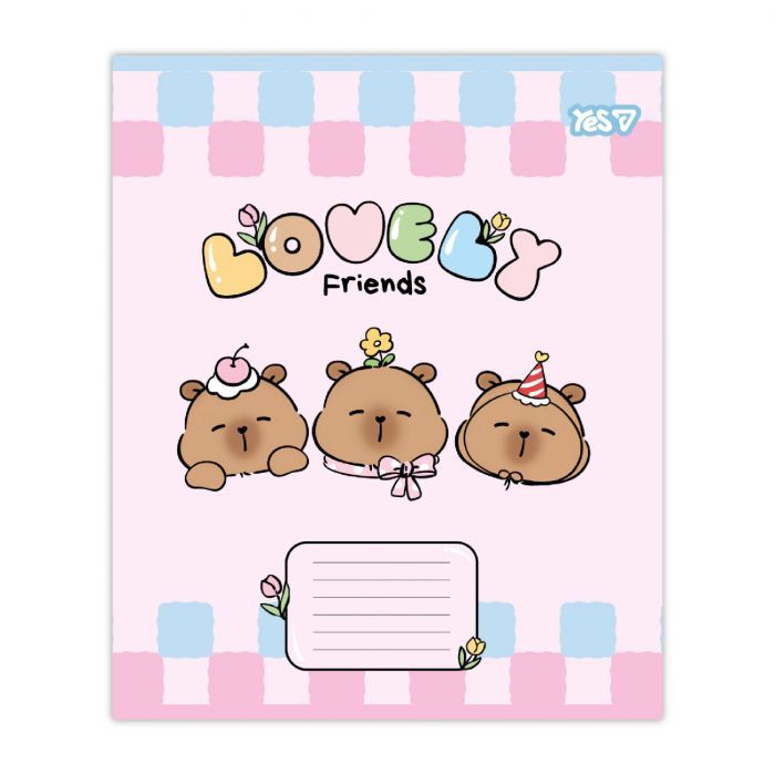 Зошит Yes Lovely Friends А5 12 аркушів лінія (768643) зображення 2