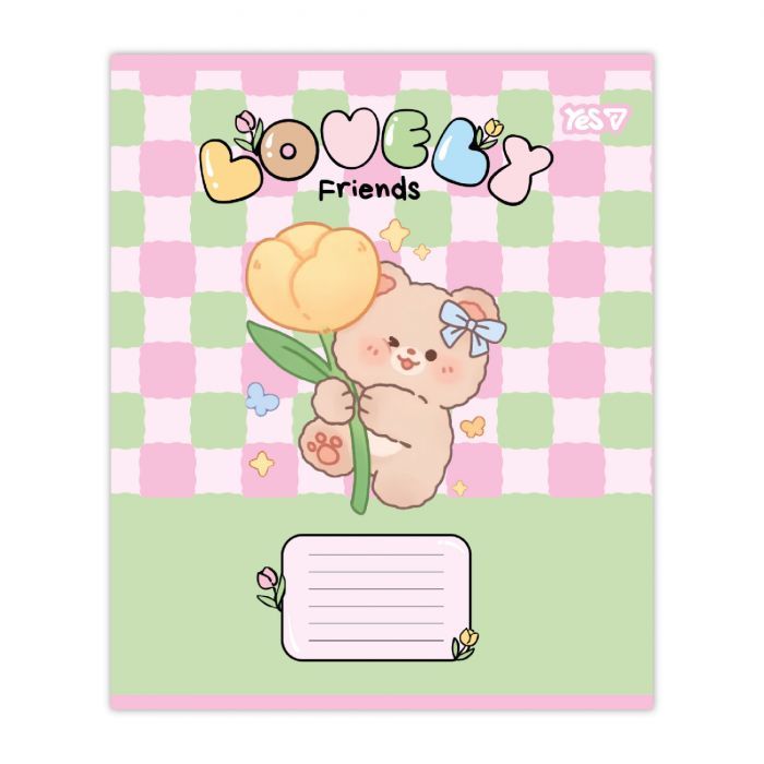 Зошит Yes Lovely Friends А5 12 аркушів лінія (768643) зображення 4