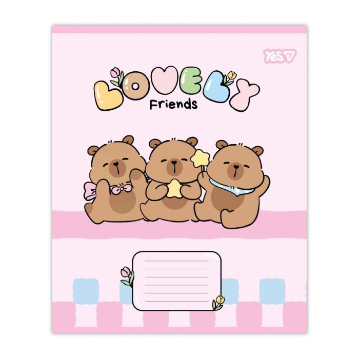 Зошит Yes Lovely Friends А5 12 аркушів лінія (768643) зображення 5