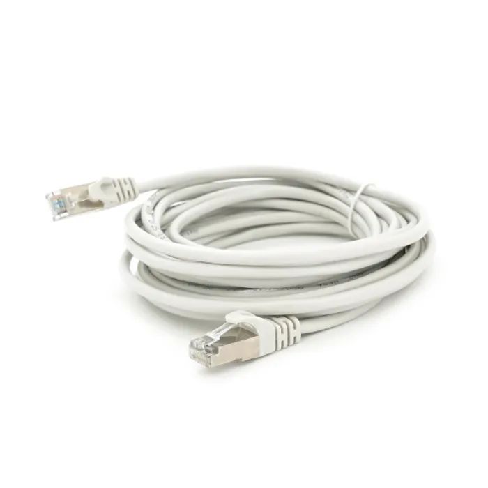 Патч-корд 5м FTP cat.5e, CU, RJ45, grey Merlion (PCM-CU-5E/5G)