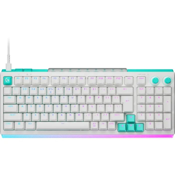 Клавиатура Logitech G512 X 98 Tactile Switch RGB USB UA White (920-014003)