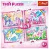 Пазл Trefl Единороги и магия 4 в 1 (35, 48, 54, 70) (5900511343892) изображение 6