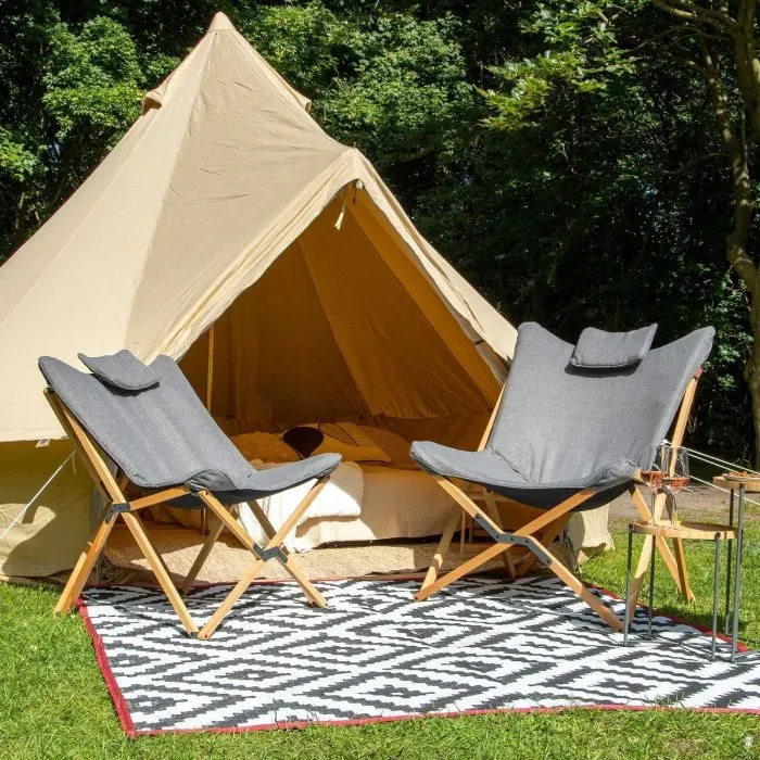 Кресло складное Bo-Camp Wembley L Grey (1200380) (DAS303840) изображение 6