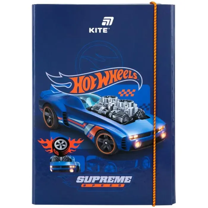 Папка для зошитів Kite на гумці Hot Wheels (HW26-210) зображення 2