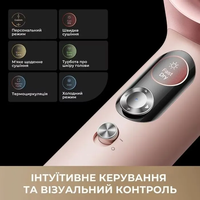 Фен MOVA Aero C Mist Pink (AMSU10-PK) зображення 4