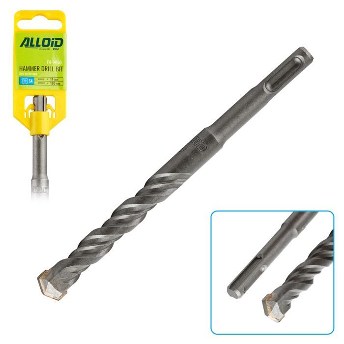 Бур Alloid по бетону, SDS-plus, S4, 10160мм (FH-10160)