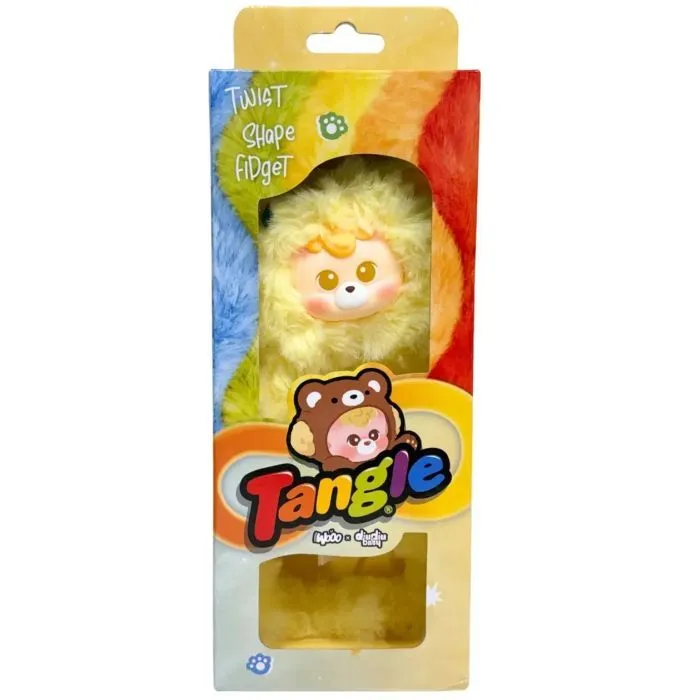 Мягкая игрушка Tangle с кольцом diudiu baby Furry Bear Honey Butter (HWTANGLE02D01-YD02) изображение 2