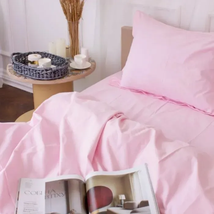 Постільна білизна MirSon Poplin Line 018 Powdery 220 x 240 (2200006278320) зображення 3