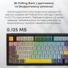Клавиатура Ajazz AK820 V2 Coconut Flake Switch Wireless/Bluetooth/USB UA Purple/White/Blue (AK820-V2-CF-PWB) изображение 9