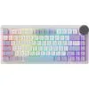 Клавиатура Ajazz AK820 V2 Coconut Flake Switch Wireless/Bluetooth/USB UA Purple/White/Blue (AK820-V2-CF-PWB)