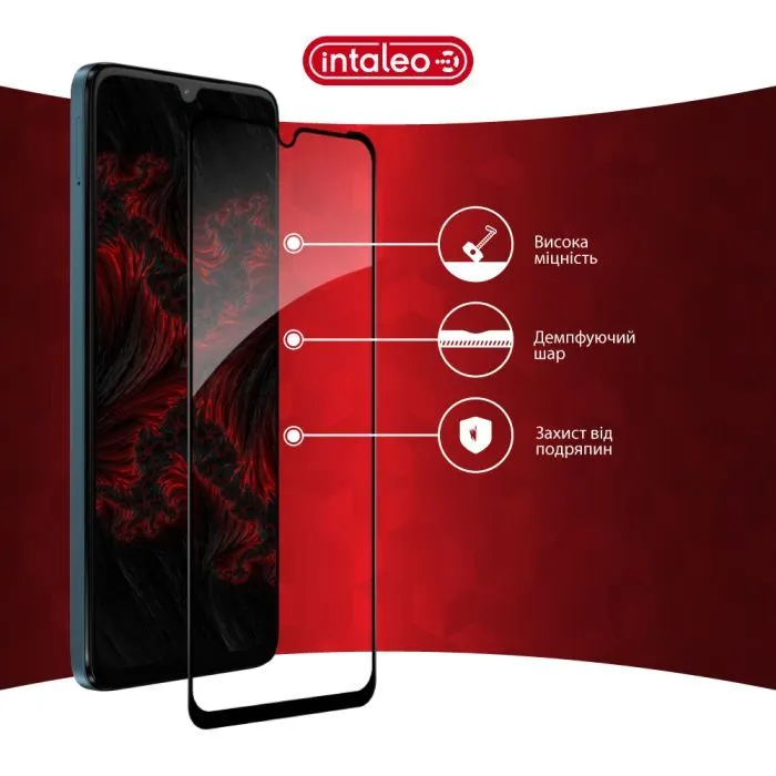 Скло захисне Intaleo Full Glue ESD Moto G06 Black (1283126631009) зображення 5