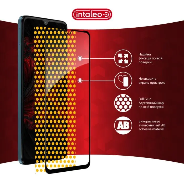 Скло захисне Intaleo Full Glue ESD Moto G06 Black (1283126631009) зображення 7