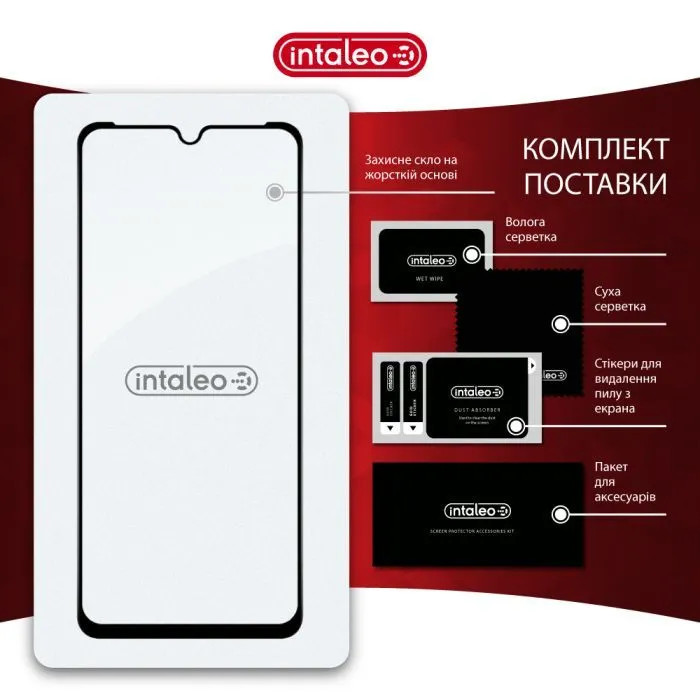 Скло захисне Intaleo Full Glue ESD Moto G06 Black (1283126631009) зображення 8