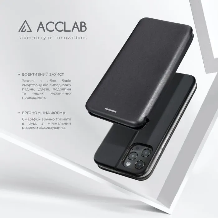 Чохол до мобільного телефона ACCLAB Book Cover Elegance Xiaomi Redmi 15 Black (1283126631719) зображення 3