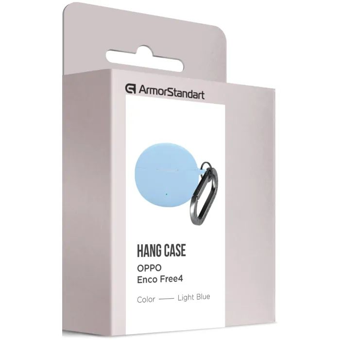 Чехол для наушников Armorstandart Hang Case For Oppo Enco Free4 White (ARM86148) изображение 3