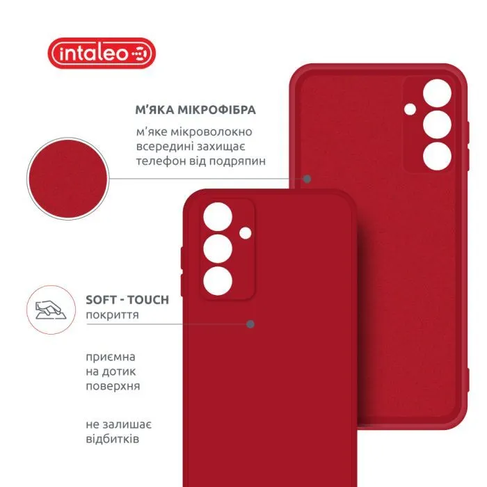 Чохол до мобільного телефона Intaleo SoftShell Samsung Galaxy S25 FE Red (1283126636059) зображення 4