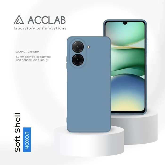 Чохол до мобільного телефона ACCLAB SoftShell Xiaomi Redmi A5 Light Blue (1283126626500) зображення 4