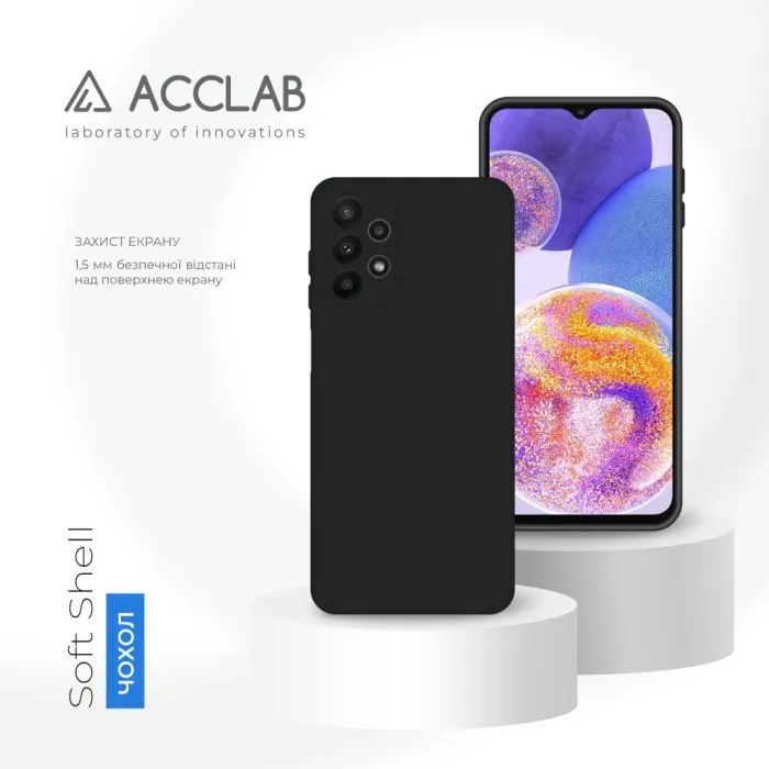 Чохол до мобільного телефона ACCLAB SoftShell Samsung Galaxy A23 4G Black (1283126557408) зображення 4